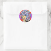Ram Sticker met Schattige Vrouw en RAM (Tas)