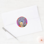 Ram Sticker met Schattige Vrouw en RAM (Envelop)