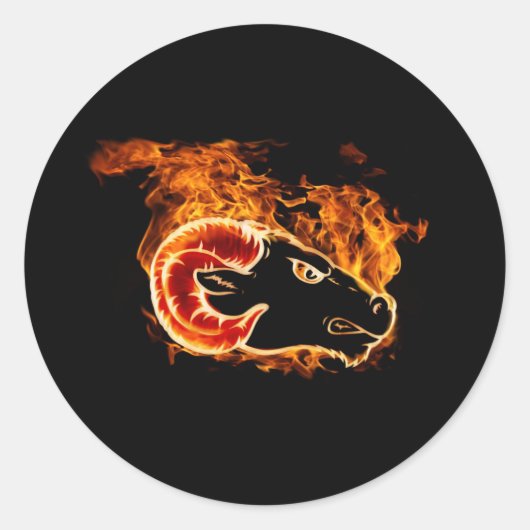 RAM-Stickers Ronde Sticker (Voorkant)