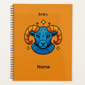 Ram Stierbeeld Pop Art Retro Illustratie Planner (Voorkant)