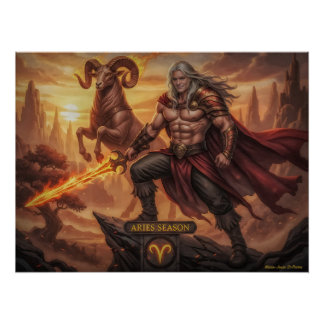 Ram-strijder Perfect Poster