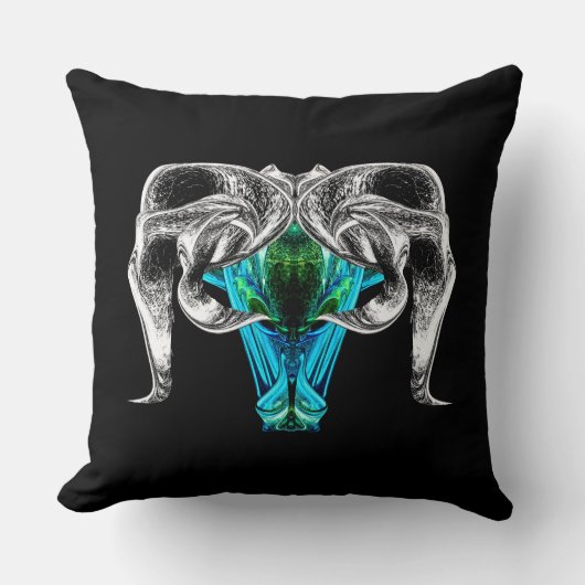Ram – Surreal Zodiac Kunstkussen van PawlickiArt Kussen (Voorkant)