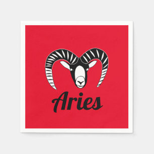 Ram Symbool Aries Astrologisch Teken Servet