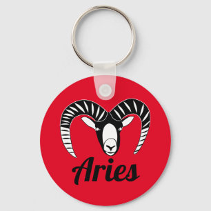 Ram Symbool Astrologisch Teken Aries Sleutelhanger