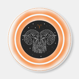 Ram Symbool – Minimaal Astrologie Embleem Magneet