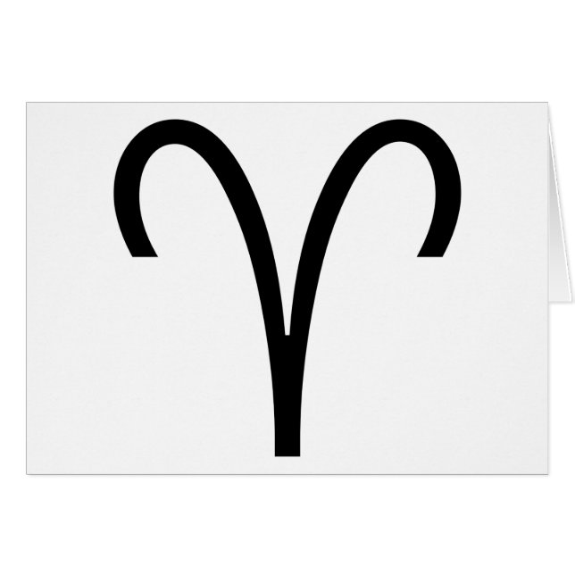 Ram Symbool Ram Sterrenbeeld (Voorkant Horizontaal)
