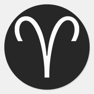Ram Symbool Ram Sterrenbeeld Ronde Sticker