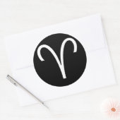 Ram Symbool Ram Sterrenbeeld Ronde Sticker (Envelop)