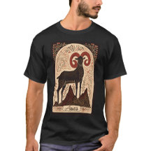 Ram – T-shirt hemelse dierenriemkunst