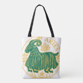 Ram Teken van de dierenriem op een Tote Bag (Achterkant)
