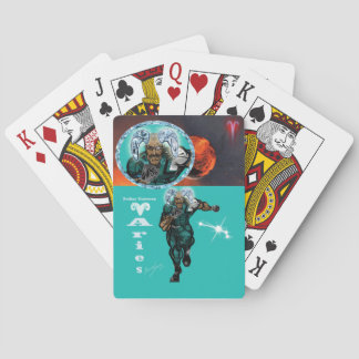 Ram Thema verjaardagsfeest favoriete speelkaarten. Pokerkaarten