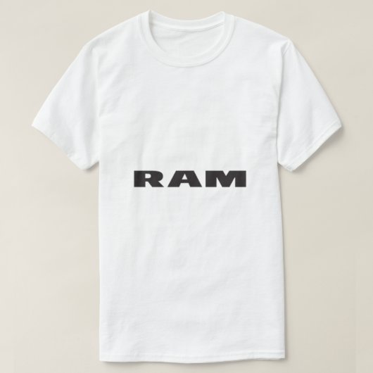 Ram Trucks Shield Flag FrontBack T-shirt (Design voorkant)