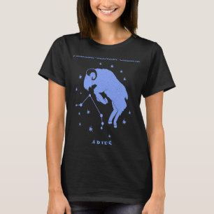Ram van de Ram sterrenbeeld Zodiac kenmerken gra T-shirt