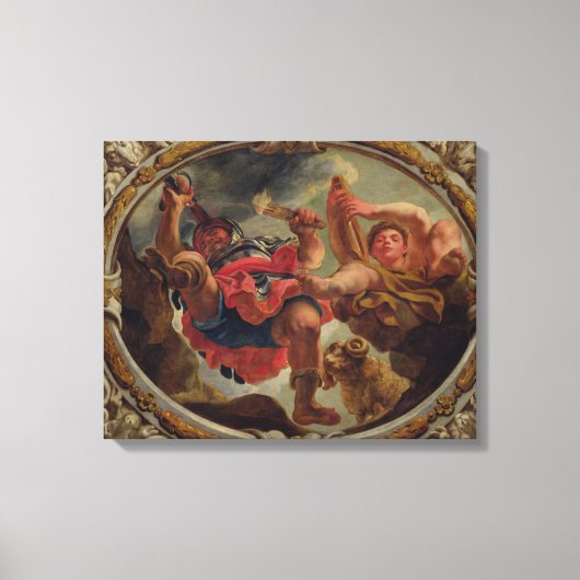 Ram, van de tekenen van de dierenriem canvas afdruk (Voorkant)