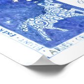 Ram Verjaardag waterverf print (Hoek)