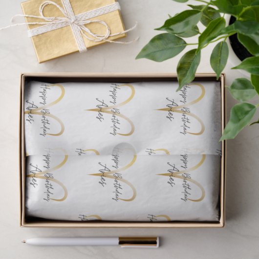 Ram Verjaardags Wrap Tissuepapier (Geschenk)