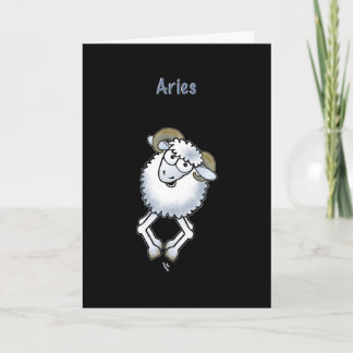 Ram verjaardagsschaap Zodiac wenskaart Kaart