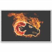 Ram Vinyl Sticker (Voorkant)