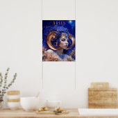 Ram Vrouw Astrologisch Poster (Keuken)