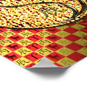 Ram & Vuur Draak Poster (Hoek)