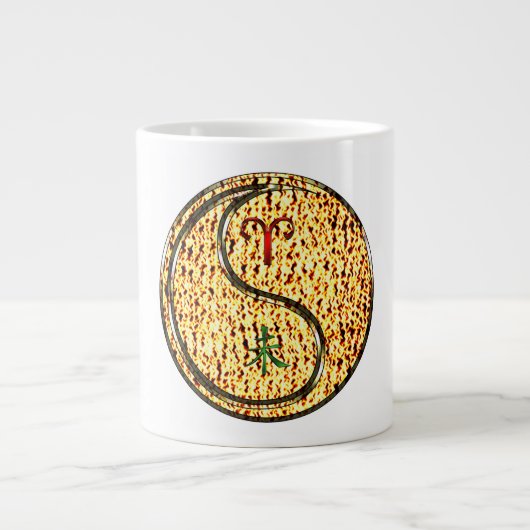 Ram & Vuur Geit Grote Koffiekop (Voorkant)