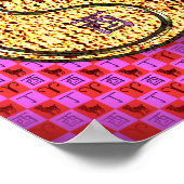 Ram & Vuur Haan Poster (Hoek)