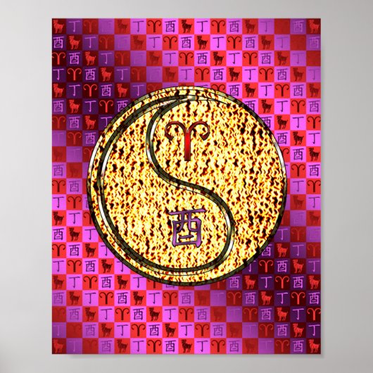 Ram & Vuur Haan Poster (Voorkant)