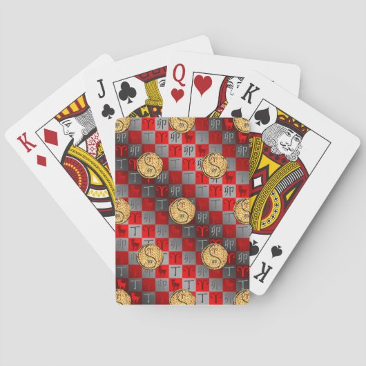 Ram & Vuur Konijn Pokerkaarten (Achterkant)