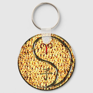 Ram & vuur Rat Sleutelhanger