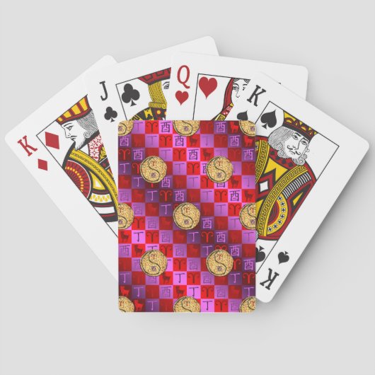 Ram & Vuurhaan Pokerkaarten (Achterkant)
