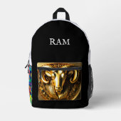 RAM Warriors logo-rugzak Bedrukte Rugzak (Voorkant)