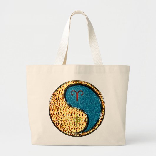 Ram & Water Aap Grote Tote Bag (Voorkant)