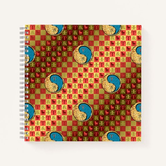 Ram & Water Draak Notitieboek (Voorkant)
