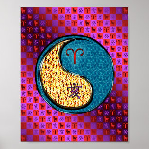 Ram & Water Everzwijn Poster