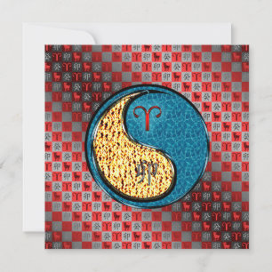 Ram & Water Konijn Kaart