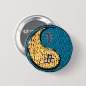 Ram & Water Os Ronde Button 5,7 Cm (Voorkant /achterkant)