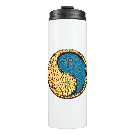 Ram & Wateraap Thermosbeker (Voorkant)