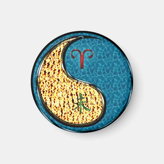 Ram & watergeit magneet (Voorkant)