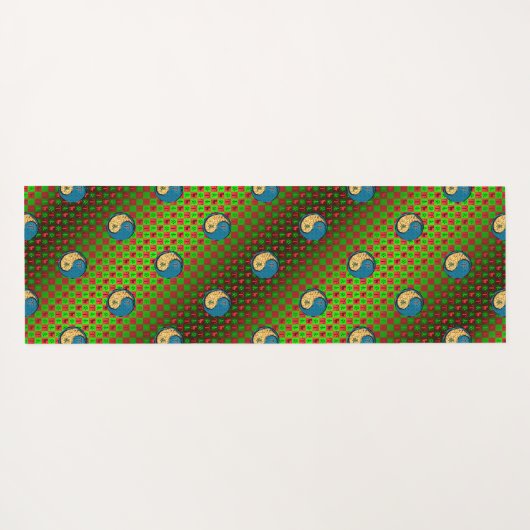 Ram & watergeit yogamat (Achterkant (horizontaal))