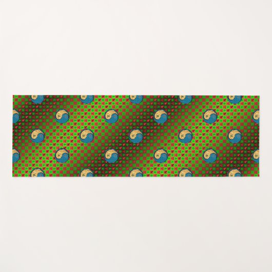 Ram & watergeit yogamat (Voorkant (horizontaal))