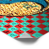 Ram & Waterhond Poster (Hoek)