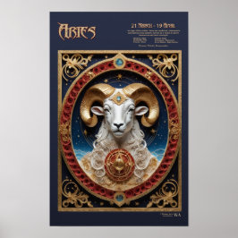 Ram - Westerse Dierenriem Poster
