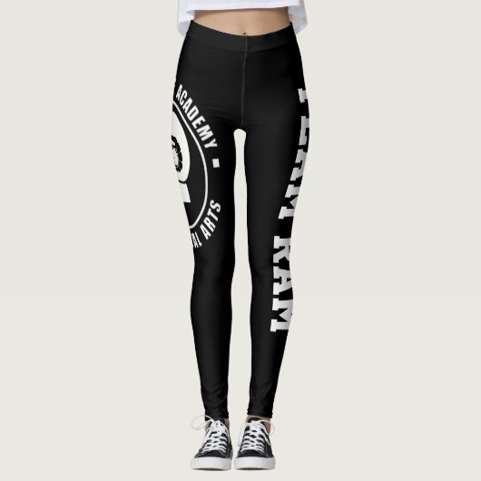 RAM Yoga Pants/Leggings, zwart Leggings (Voorkant)
