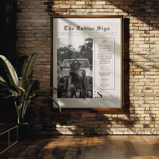 Ram | Zodiac Astrology Fotokrant Poster