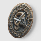 Ram-Zodiac Astrolologie wandklok (Hoek)