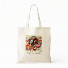 Ram Zodiac Canvas Canvas tas Retro Design