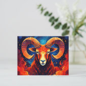 Ram Zodiac Collectie Briefkaart (Staand voorkant)