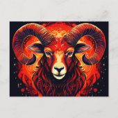 Ram Zodiac Collectie Briefkaart (Voorkant)