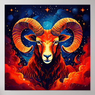 Ram Zodiac Collectie Poster