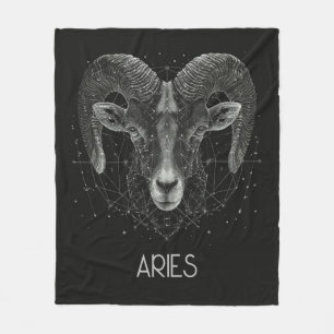 Ram Zodiac Constellation Fleece Deken